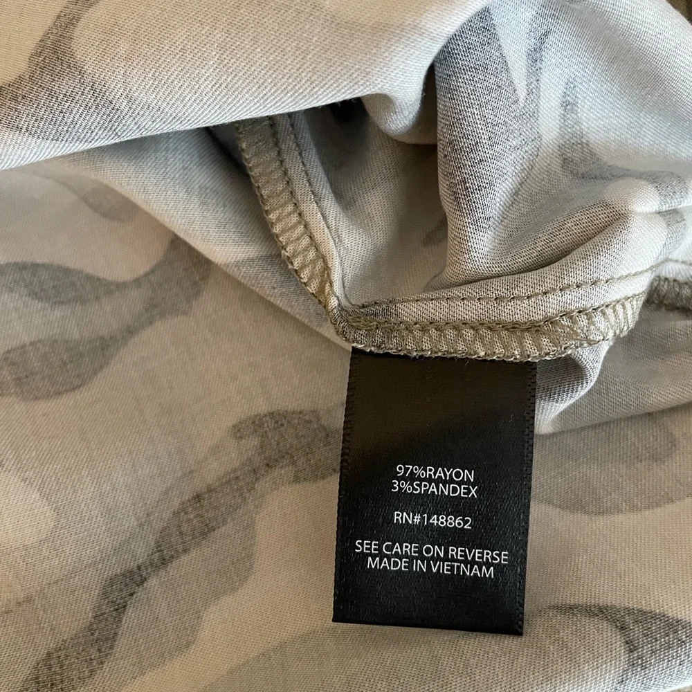 Torrid Sleeveless Zip Front Camo Shirt Dress - Sizes 1X & 2X - Picture 16 of 16